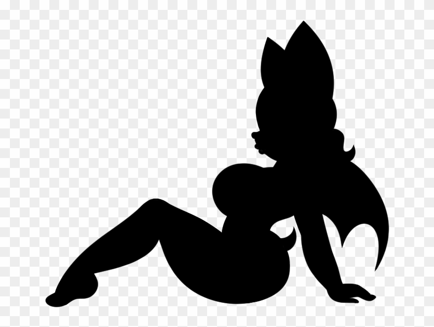Rouge The Bat Sexy Mudflap Girl Design Mudflap Booty - Rouge The Bat Silhouette Clipart