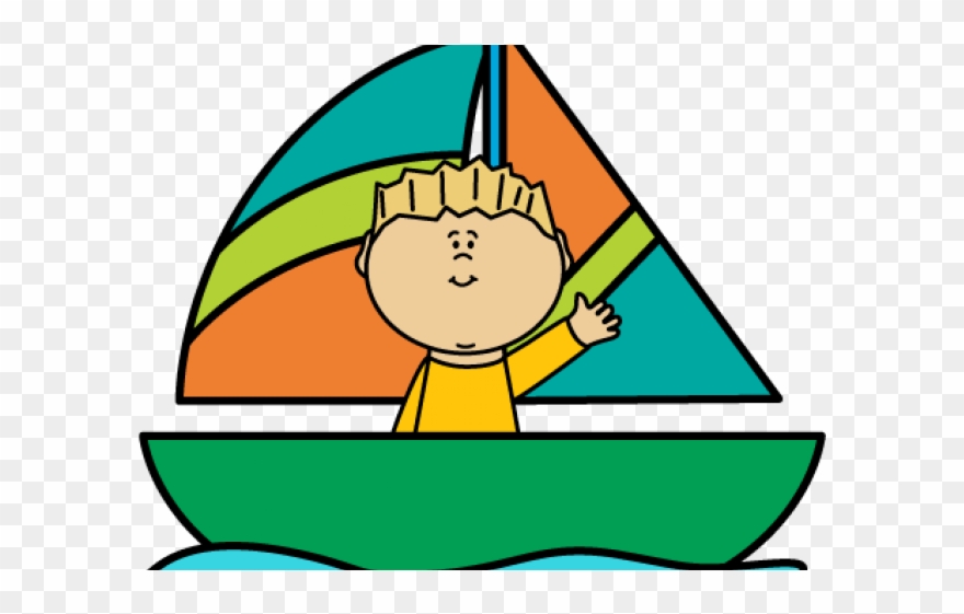 Sailing Boat Clipart Clipper Ship - Water Transportation Clip Art - Png Download