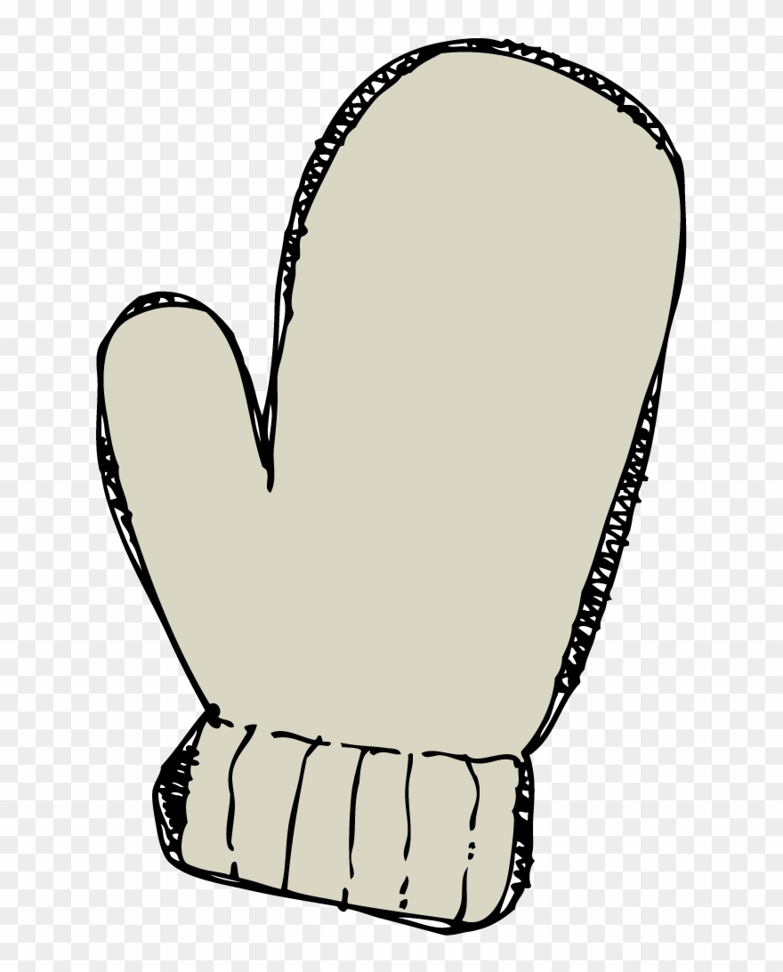 Mitten Unit On Tpt - Draw A Mitten Step By Step Clipart