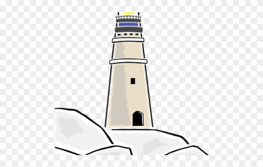 Lighhouse Clipart Old Lighthouse - Light Houses Drawing - Png Download