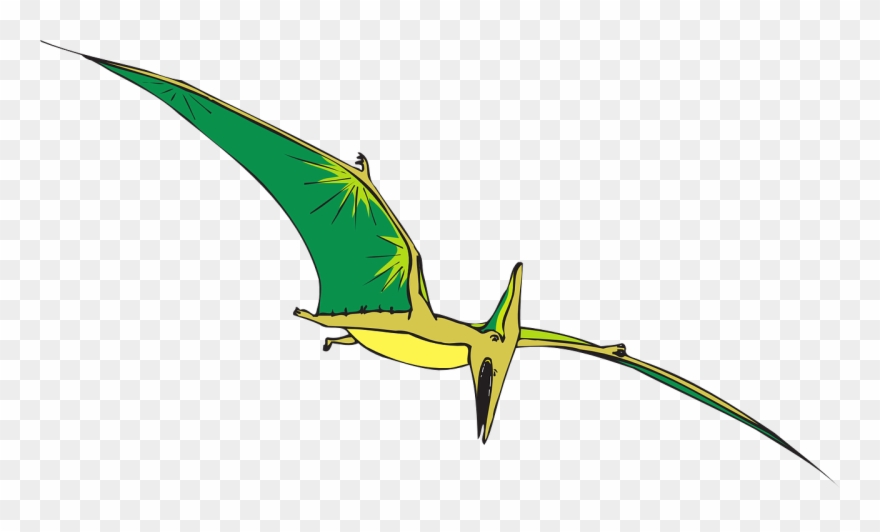 Dinosaurs Clipart Bird - Pterodactyl Clip Art - Png Download