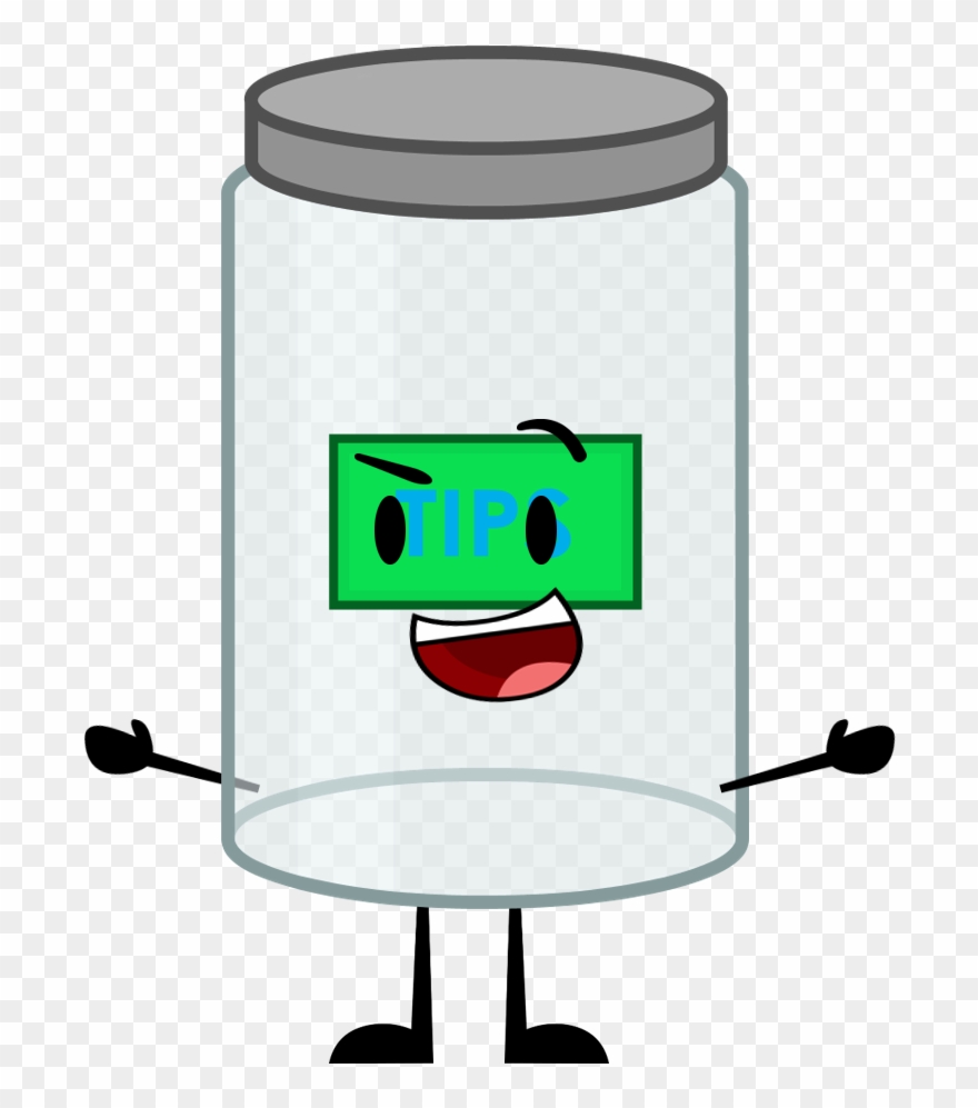 Tip Jar Pose 2 - Tip Jar Clipart