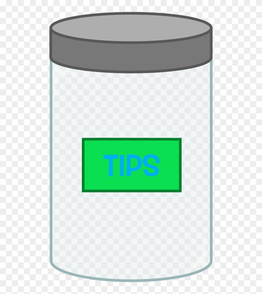 New Tip Jar Body - Tip Jar Clipart