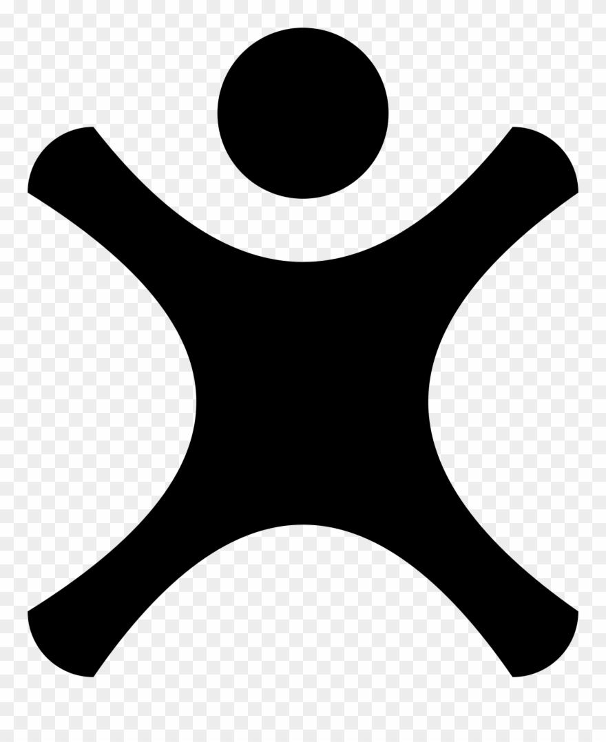 Big Image - Abstract Person Logo Png Clipart