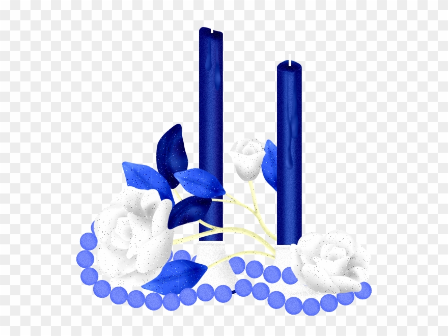 Candles And Pearls - Snow Clipart