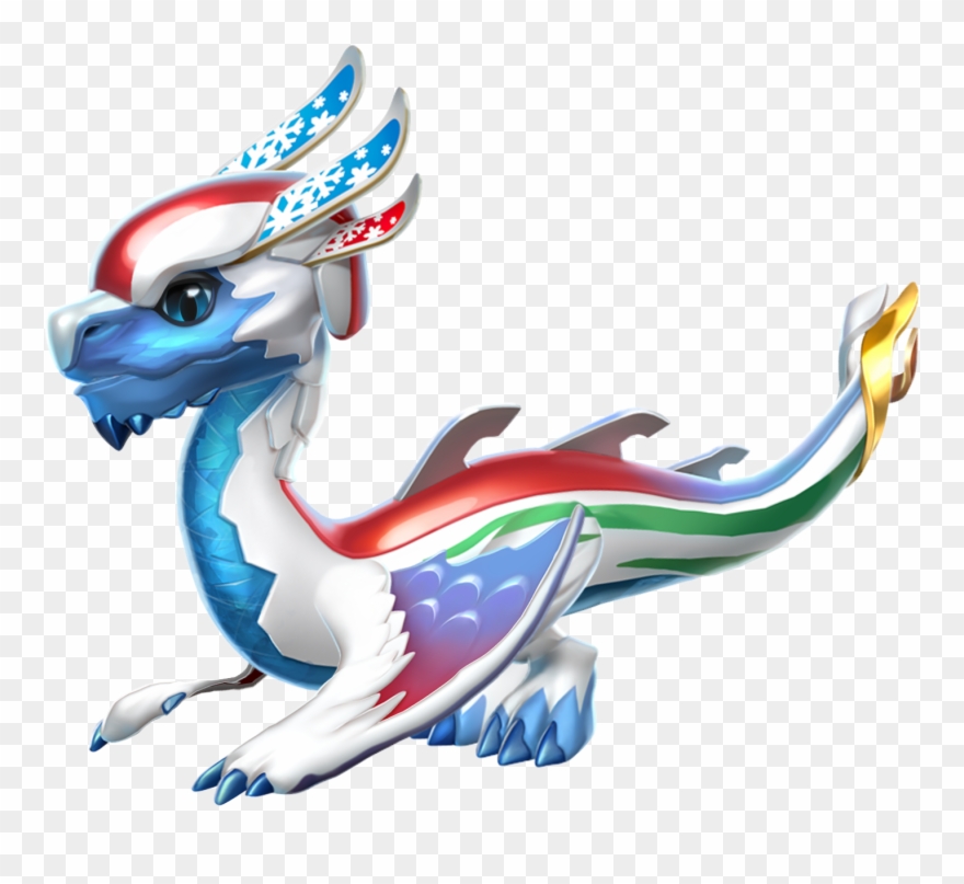 Snow Sport Dragon - Missouri Clipart
