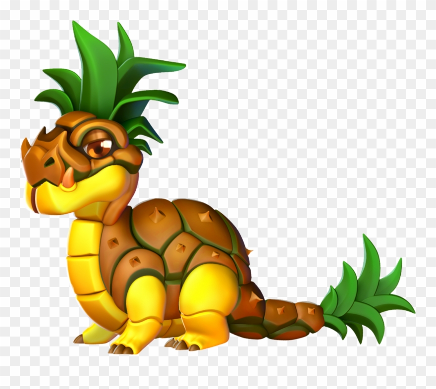 Pineapple Dragon - Pineapple As A Dragon Clipart