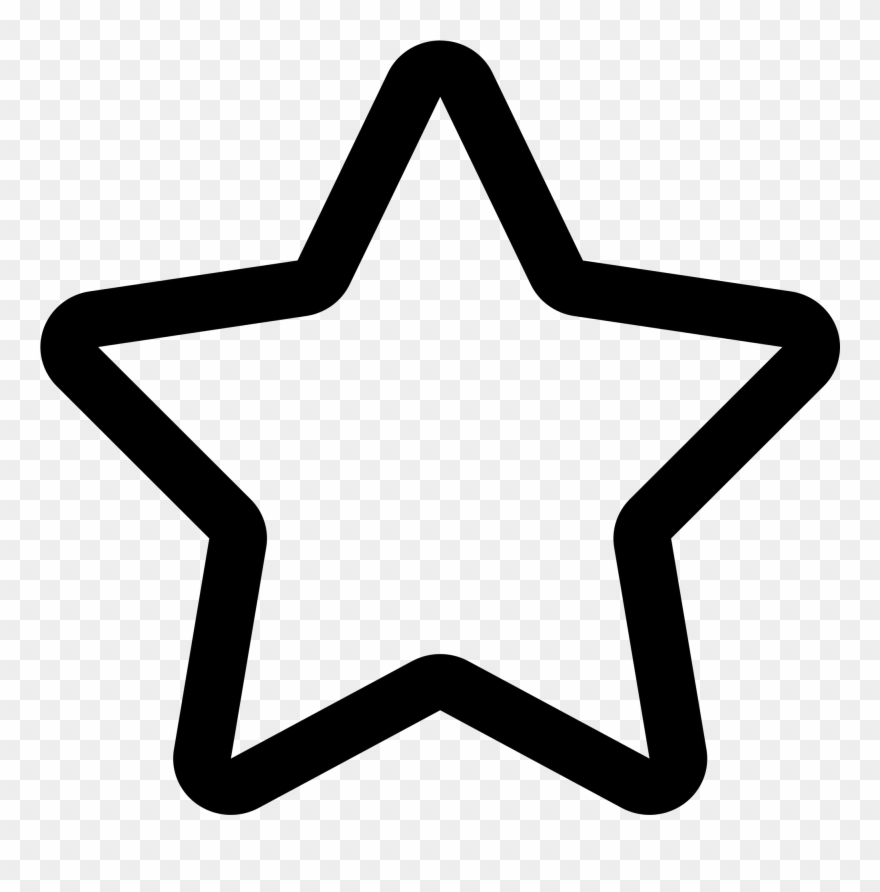File - Linecons Big-star - Svg - Star Icon Png Clipart