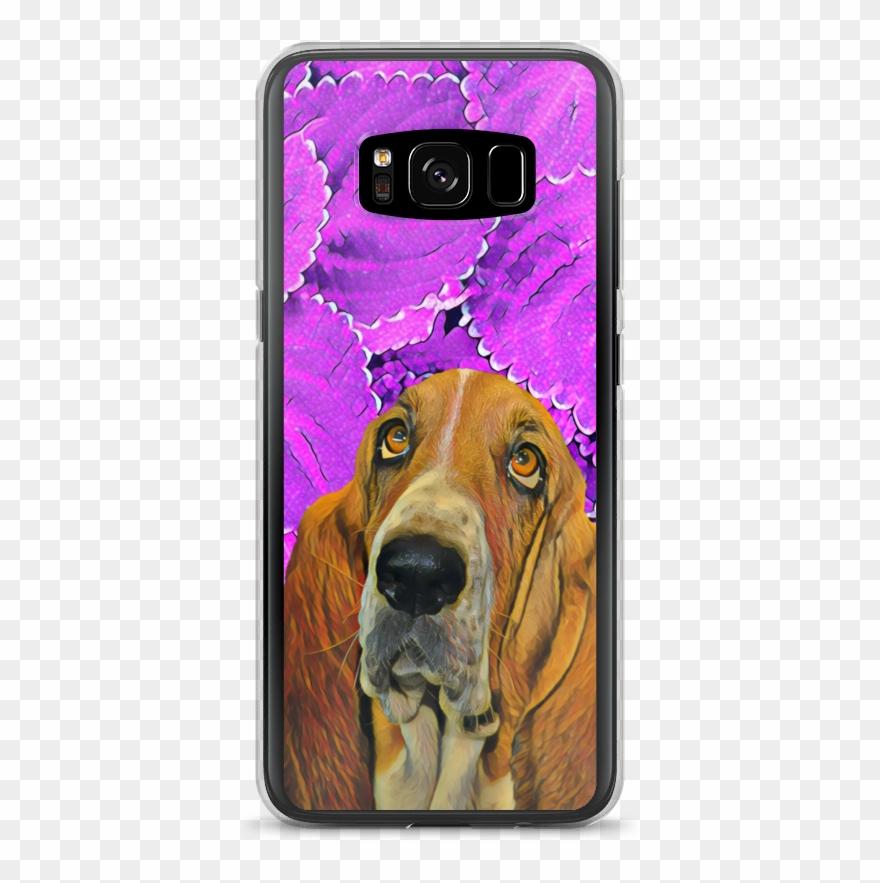 Cute Cell Case With Basset Hound - My Basset Hound Notebook Clipart