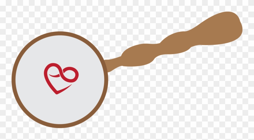 Magnifying Glass Over A Hart Shape - Magnifying Glass Clipart