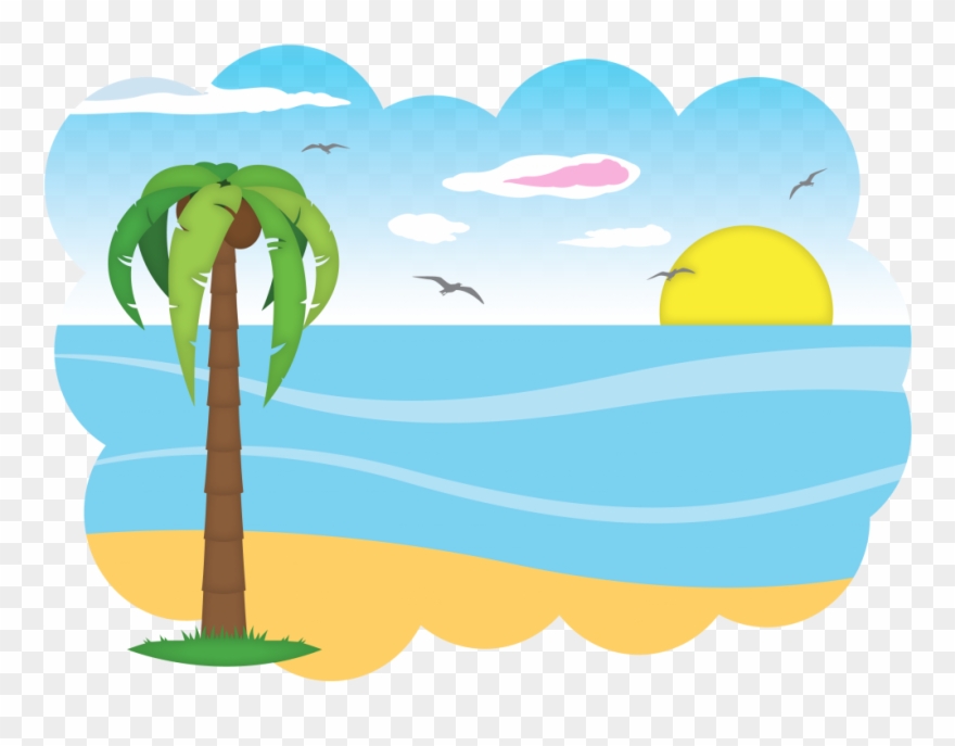 Spring Break Destinations - Illustration Clipart