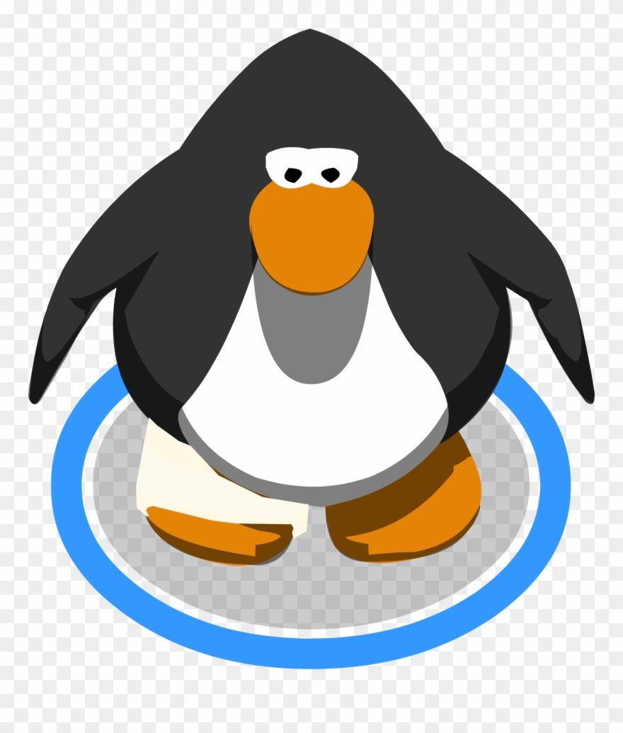 Break A Leg Cast In-game - Club Penguin Penguin Sprite Clipart