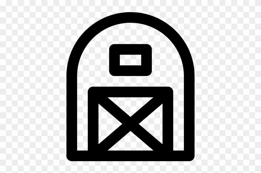 Barn Rubber Stamp - Granja Png Icon Clipart