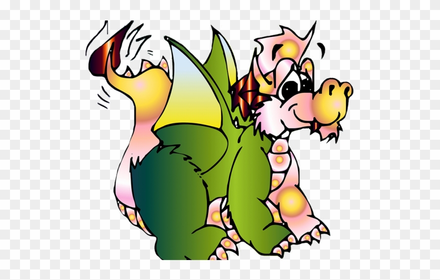 Baby Dragon Clipart - Cartoon Baby Dragons Png Transparent Png