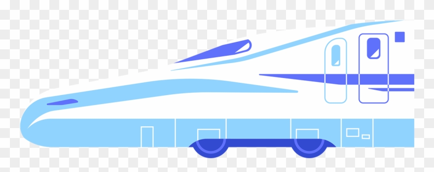 Vector Library Stock Art Of Shinkansen Being Japan - Airplane Clipart