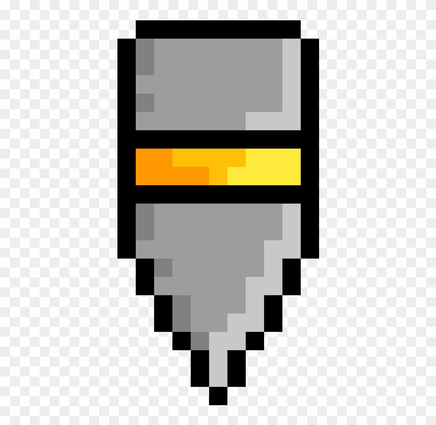 A Heavy Bullet - Pixel Art Roblox Ideas Clipart