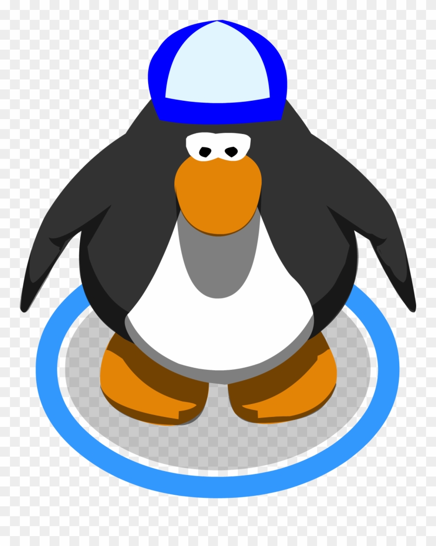 Blue Ball Cap112233 - Club Penguin Penguin Png Clipart