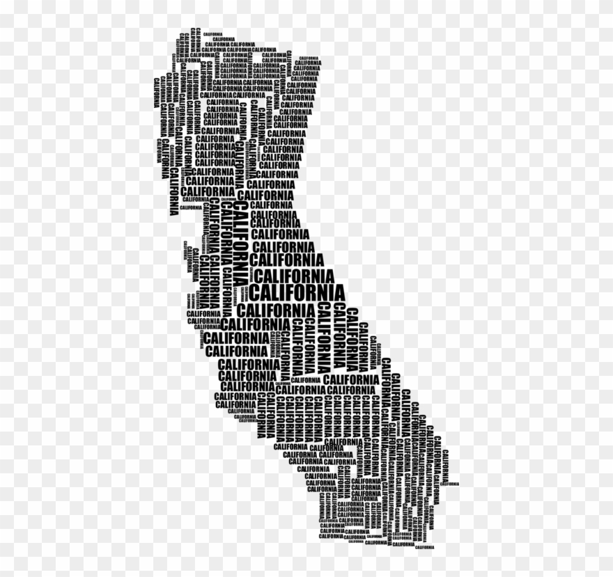 California Typography Typeface Art Building - Clip Art - Png Download
