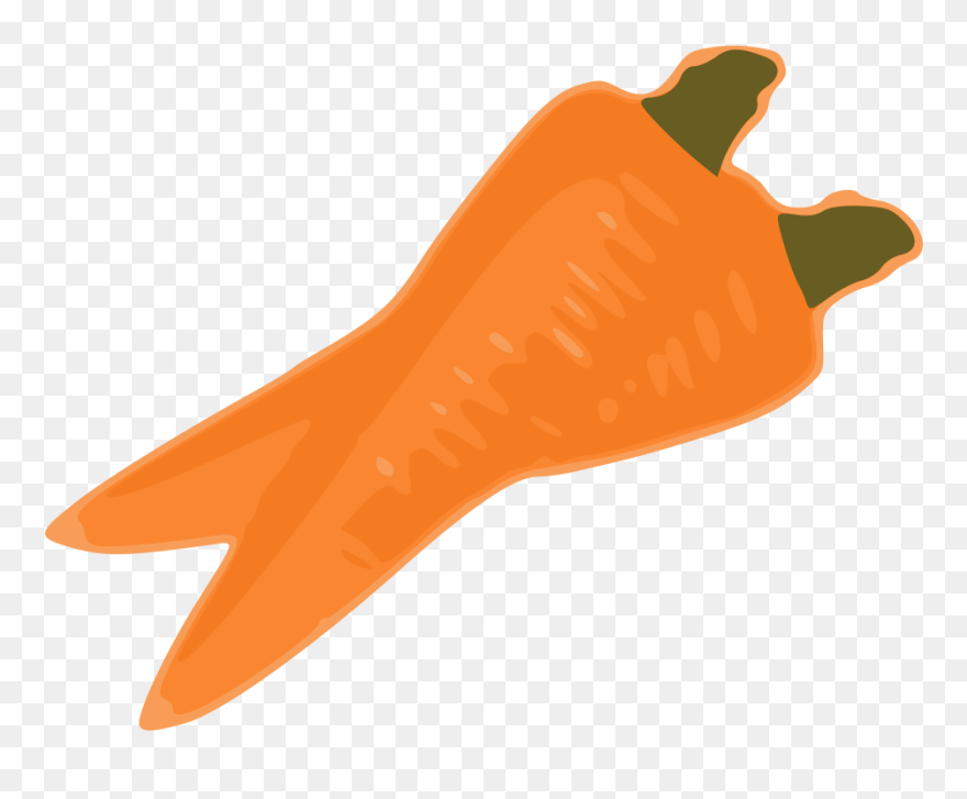 Carrot Nose Computer Icons Vegetable Drawing - Orange Carrot Clipart - Png Download