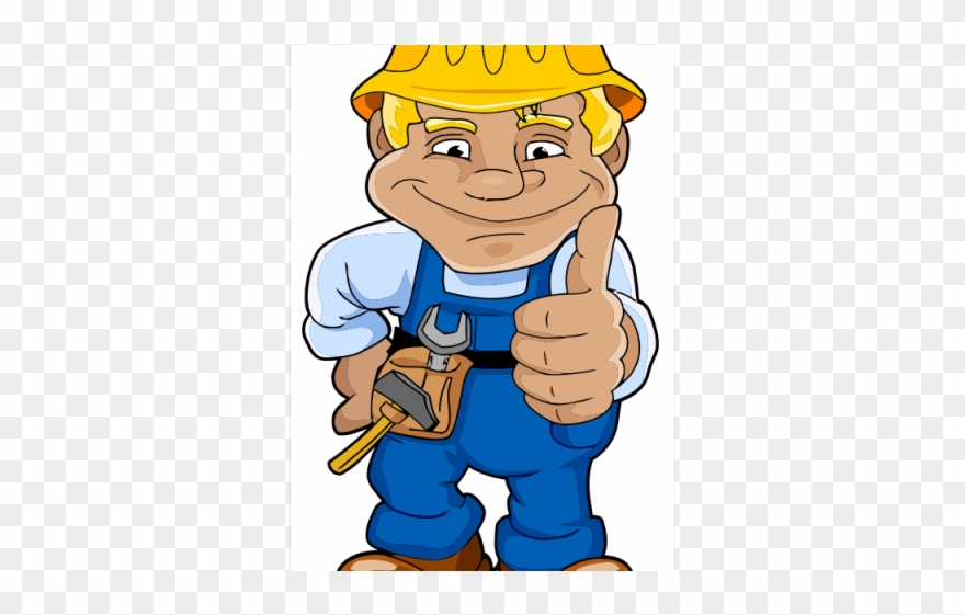 Painting Clipart Construction - Construction Worker Heat Cartoon - Png Download