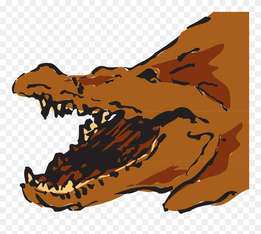 Brown Alligators Clipart
