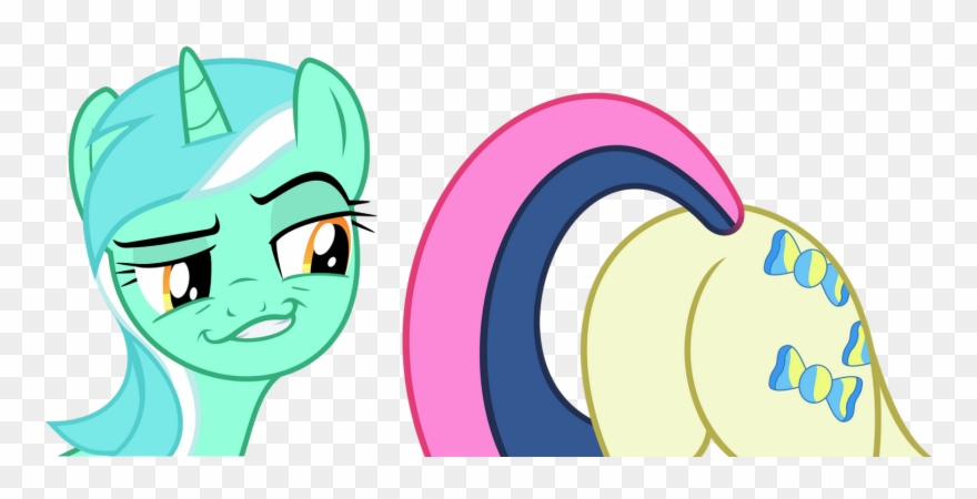 Bon Bon, Bon Butt, Lesbian, Lyra Heartstrings, Lyrabon, - Lyra Heartstrings Butt Clipart