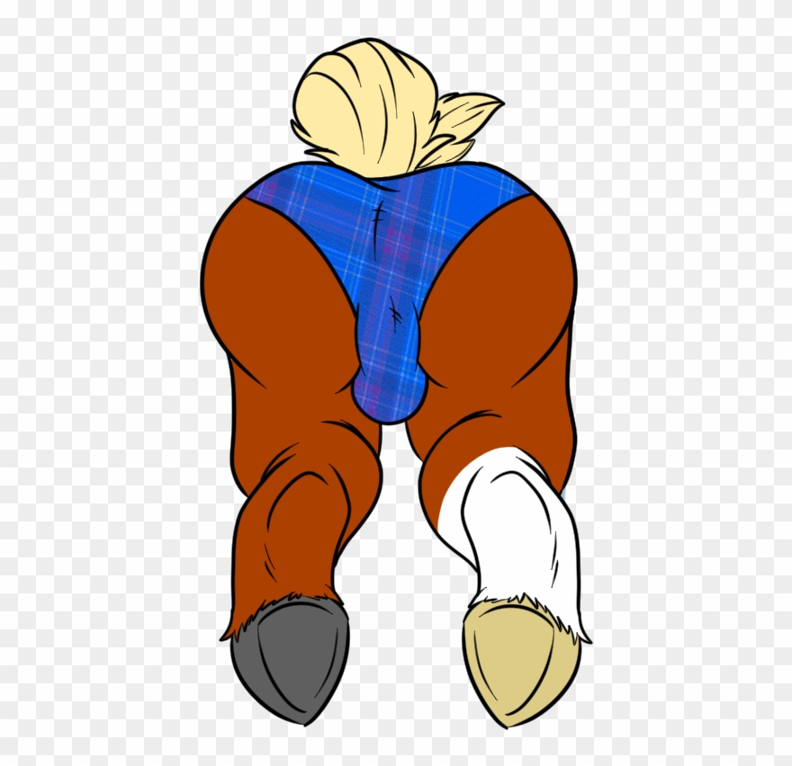 Monte Butt N Paws - Cartoon Clipart