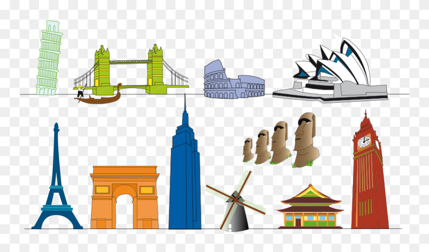 Monuments Of The World Clipart - Png Download