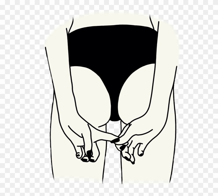 Cute Nervous Anxiety Depression Depressed Sad Butt - Simple Eroticdrawings Clipart