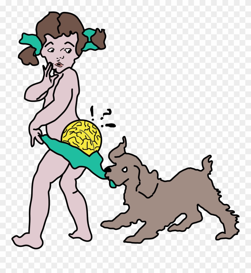 My Brains Are In My Butt - Blog Clipart