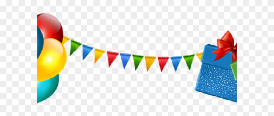 Balloons Clipart Boarder - Birthday To Me Png Transparent Png