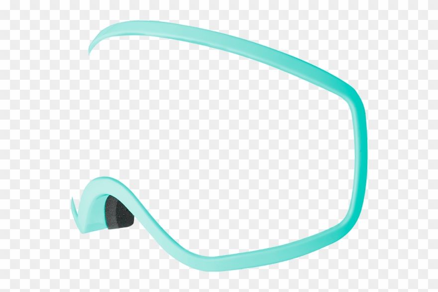 Melon Optics Chief Custom Snowboard Frame - Blue Clipart