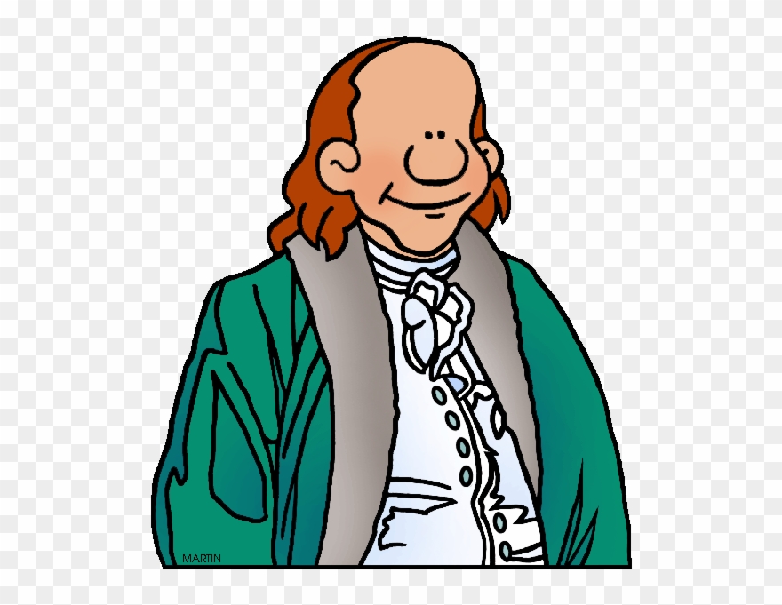 Famous People From Massachusetts - Benjamin Franklin Clip Art - Png Download
