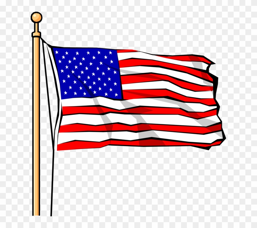 Vector Illustration Of United States Of America Stars - Two Countries, One Heart (russia) Ornament (round) Clipart