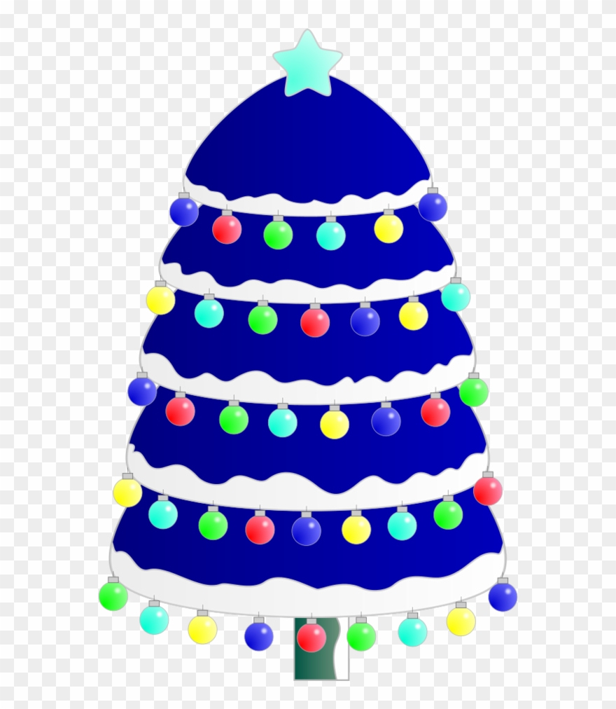 Jumbo Christmas Tree - Frohe Feiertage Baum Und Geschenke Karte Clipart