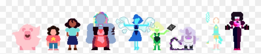 Crystal Gem Pixel Art - Gemstone Clipart