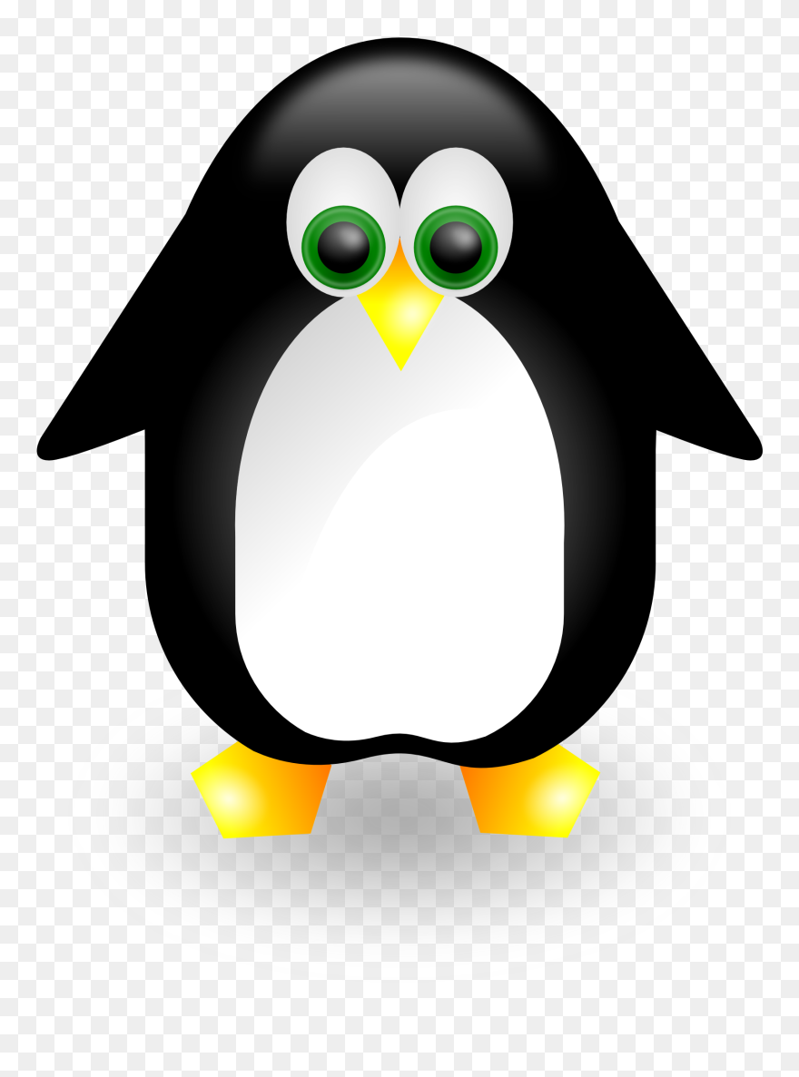 Penguin 2 Linux Scallywag March Clipartist - Svg Penguin - Png Download
