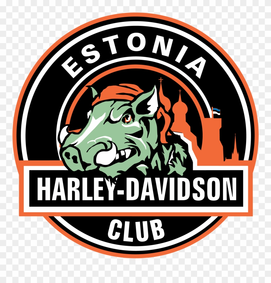 Harley Davidson Club Estonia Estonian Harley Davidson - Harley Davidson Imagen Redonda Png Clipart