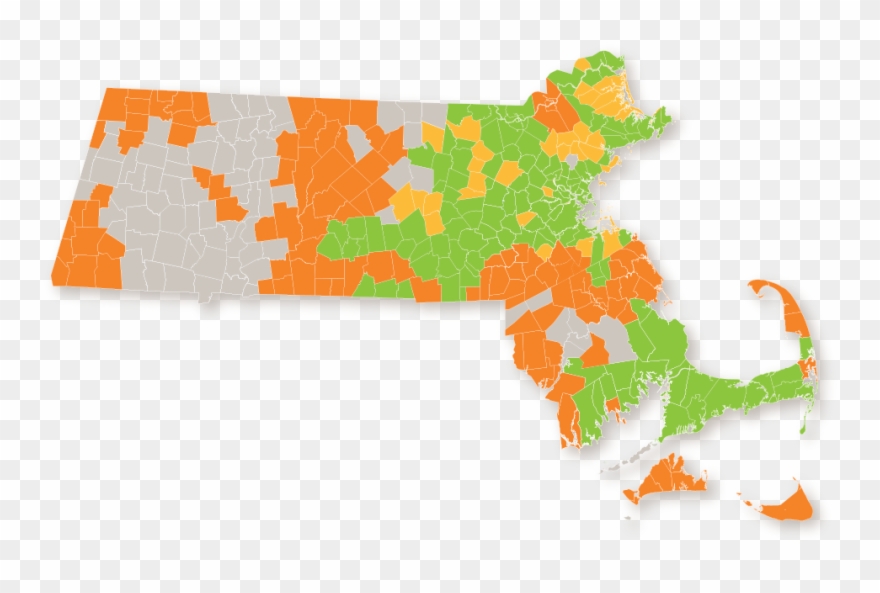 Ambit Energy Massachusetts - Massachusetts Political Map 2016 Clipart