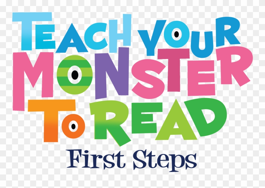 First Steps Logo On Transparent - Teach Your Monster To Read Clipart - Png Download
