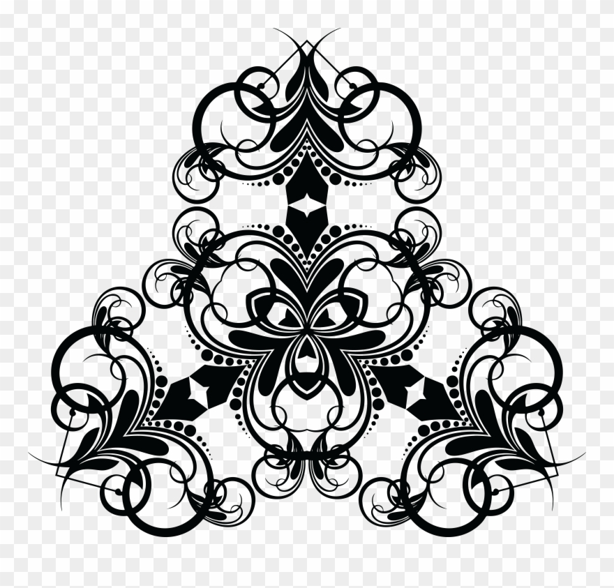 Abstract Flourish Design Clipart