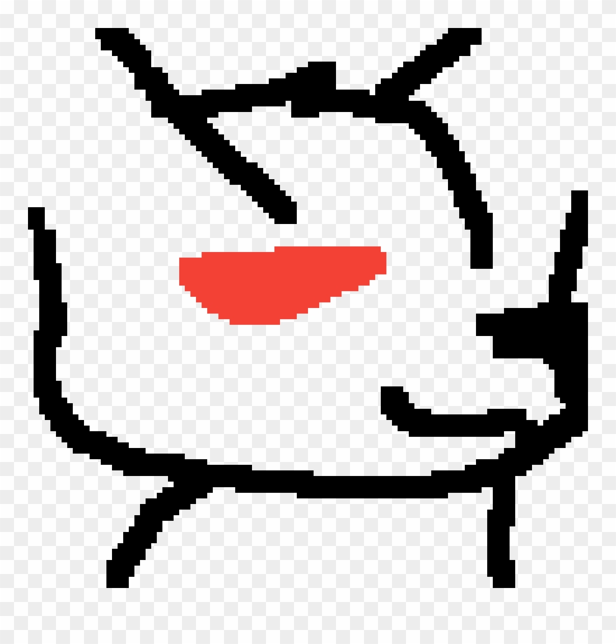 Random Doodle - Pixel Faces Clipart