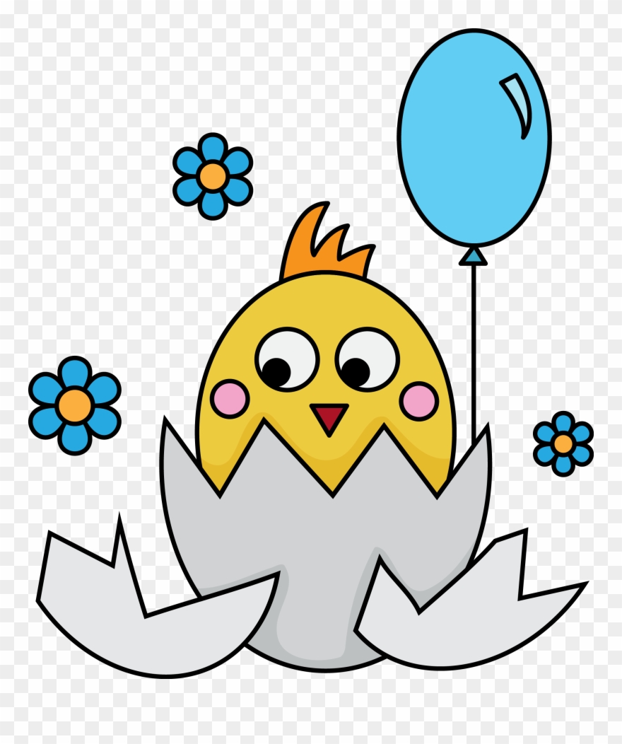 Chickencolor - Easter Clipart