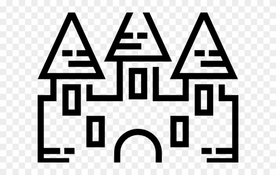 Fantasy City Clipart Castle - Medieval City Icon Transparent - Png Download