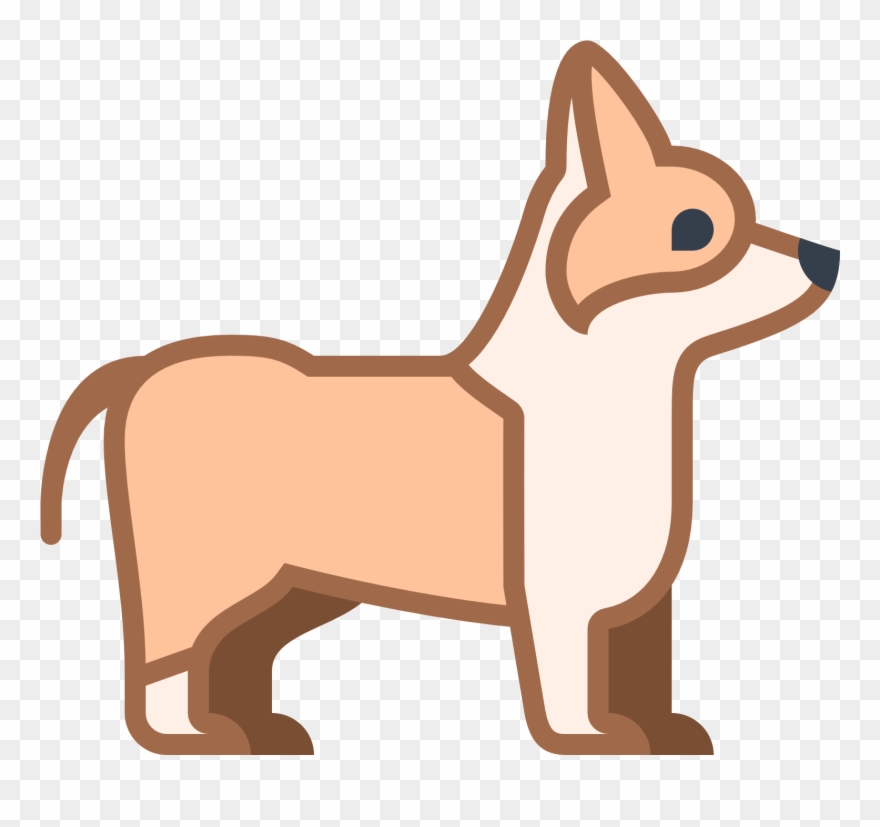 Svg Black And White Download Corgi Clipart Small - Corgi Icon - Png Download