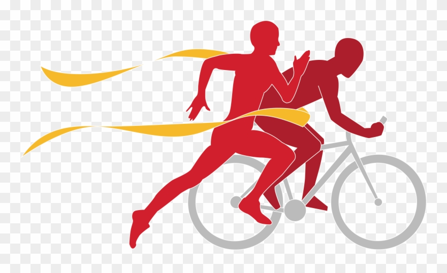 Cycling Clipart Olympic Cycling - Run And Cycling - Png Download