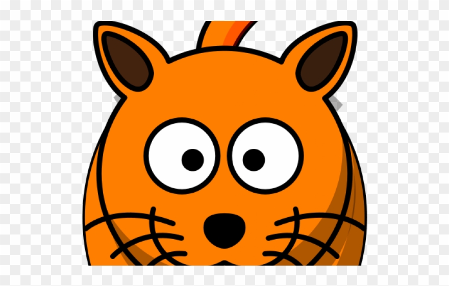 Kittens Clipart Cartoon Puppy - Orange Cat Cartoon Transparent - Png Download