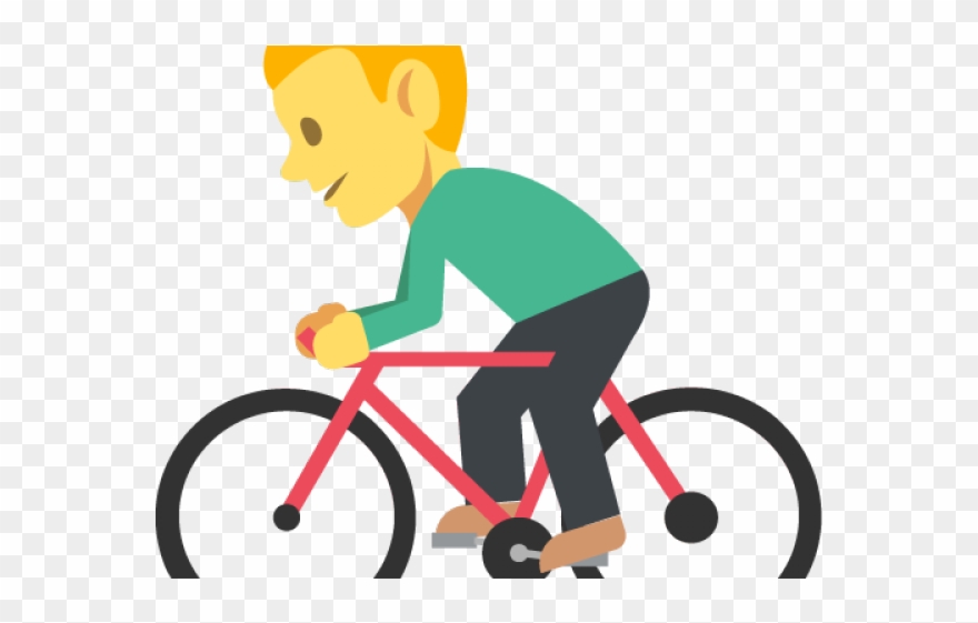 Cycling Clipart Emoji - Transparent Bike Emoji Png