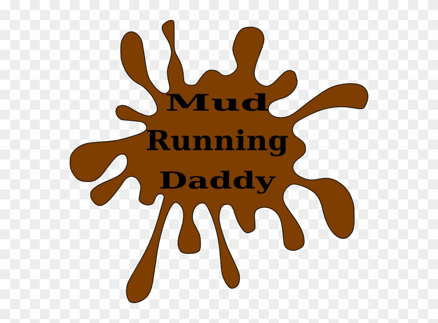 Mud Clipart Mud Run - Brown Paint Splatter Clip Art - Png Download