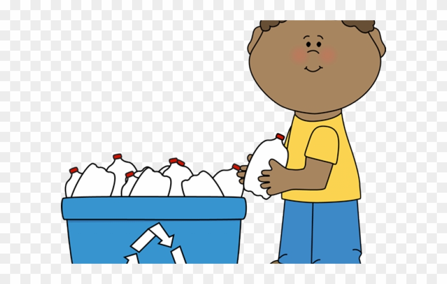 Plastic Bottles Clipart Recycled Plastic - Plastic Bottle Cartoon Png Transparent Png